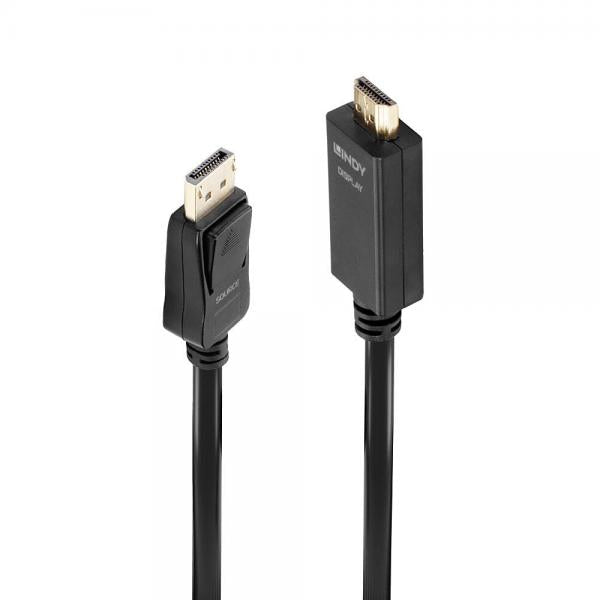 LINDY CAVO DISPLAYPORT/HDMI 4K30 (DP: PASSIVO) 0,5 [36920]