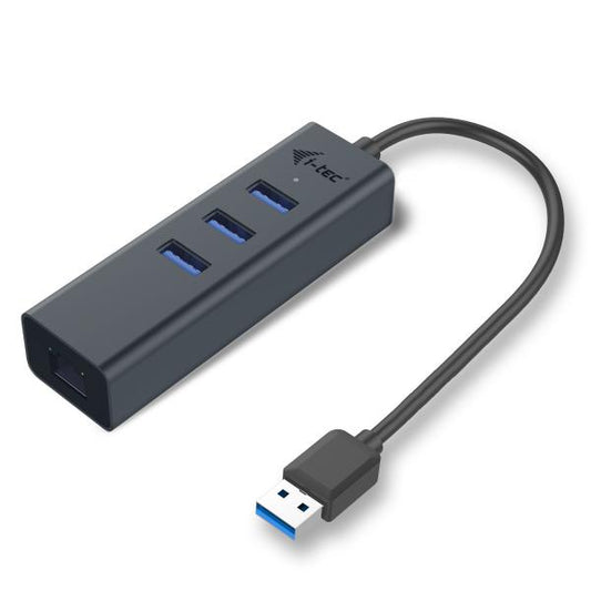 i-tec Metal U3METALG3HUB hub di interfaccia USB 3.2 Gen 1 (3.1 Gen 1) Type-A 5000 Mbit/s Grigio [U3METALG3HUB]