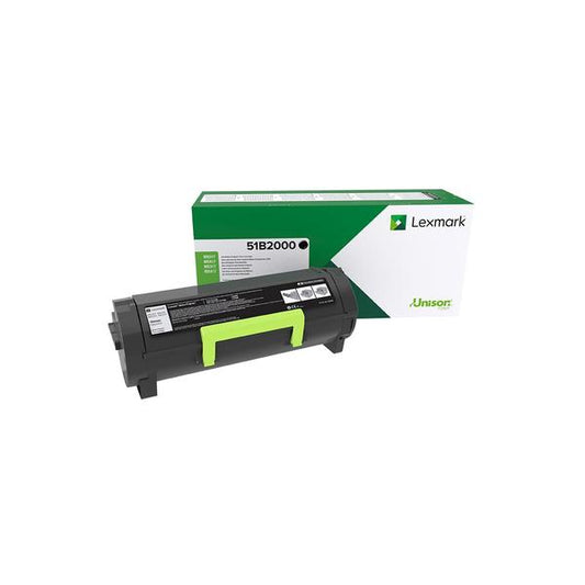 TONER NEGRO LEXMARK PARA MS/MX 317/417/517/617 PROGRAMA DE RETORNO 2500PAG [51B2000]