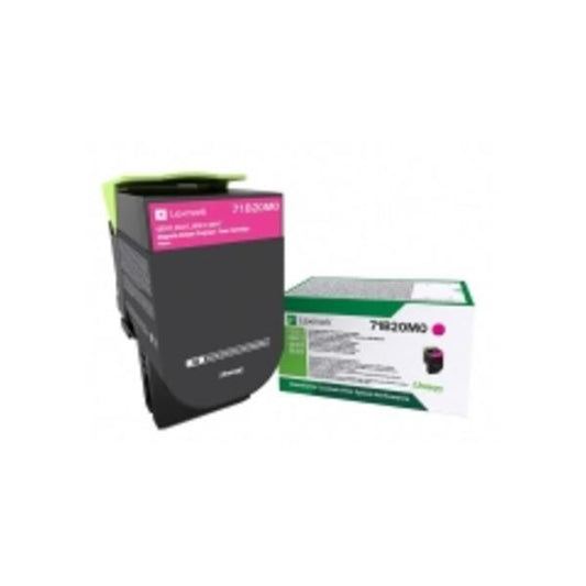 Lexmark 71B20M0 cartuccia toner 1 pz Originale Magenta [71B20M0]