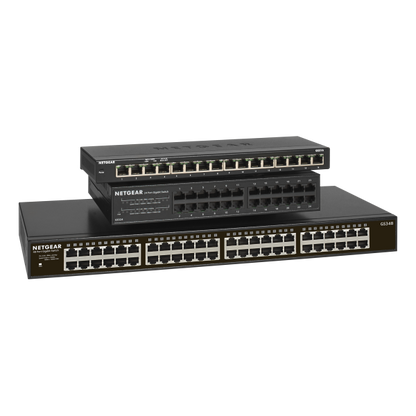 NETGEAR GS348 Non gestito Gigabit Ethernet (10/100/1000) 1U Nero [GS348-100EUS]