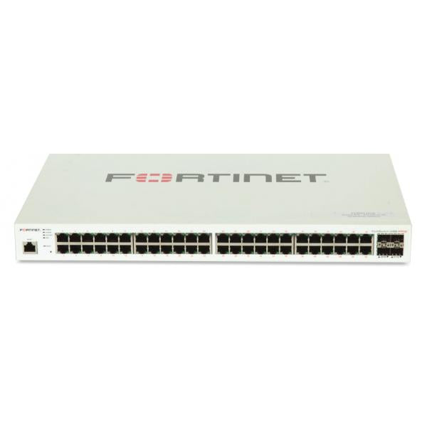 Fortinet FortiSwitch 248E-FPOE Gestito L2 Gigabit Ethernet (10/100/1000) Supporto Power over Ethernet (PoE) 1U Bianco [FS-248E-FPOE]