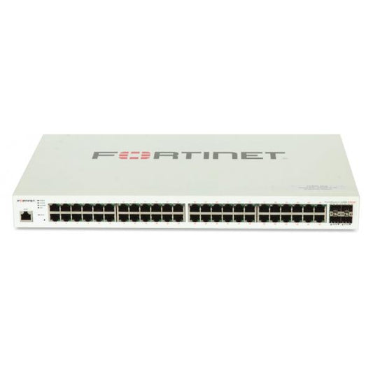 Fortinet FortiSwitch 248E-FPOE Gestito L2 Gigabit Ethernet (10/100/1000) Supporto Power over Ethernet (PoE) 1U Bianco [FS-248E-FPOE]