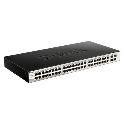 D-LINK SWITCH 48-PORT 10/100/1000BASE-T + 4-PORT 1 GBPS SFP PORTS METRO ETHERNET SWITCH [DGS-1210-52/ME]