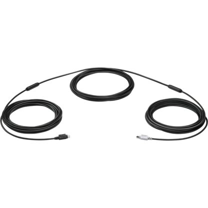 Logitech GROUP 15m Extender Cable cavo PS/2 6-p Mini-DIN Nero [939-001490]