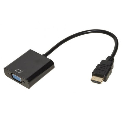 Link Accessori LKADAT10 cavo e adattatore video 0,15 m HDMI + 3.5mm VGA (D-Sub) + 3.5mm Nero [LKADAT10]