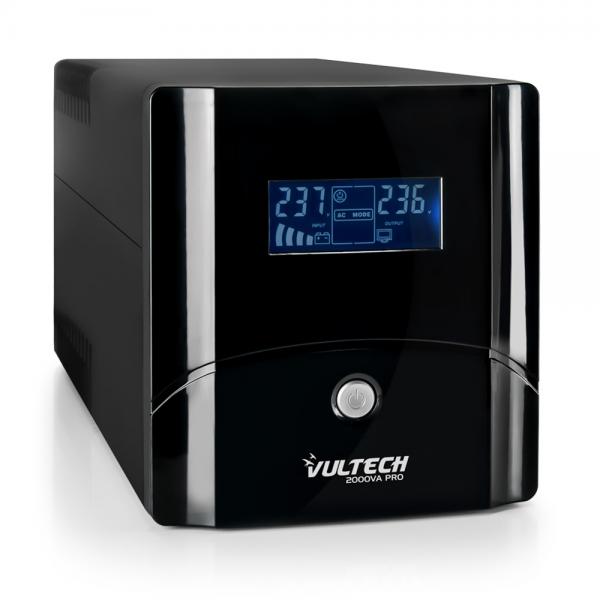 VULTECH UPS 2000VA LINE INTERACTIVE UPS WITH LCD [UPS2000VA-PRO]