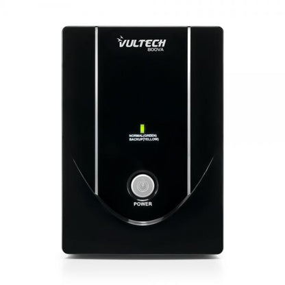 Vultech UPS800VA-LITE gruppo di continuità (UPS) A linea interattiva 0,8 kVA 440 W 2 presa(e) AC [UPS800VA-LITE]