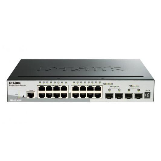 D-Link DGS-1510 Gestito L3 Gigabit Ethernet (10/100/1000) Supporto Power over Ethernet (PoE) Nero [DGS-1510-52XMP]