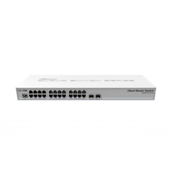 MikroTik, Cloud Router Switch 326, 24G, 2S+RM with RouterOS L5, 1U rackmount enclosure CRS326-24G-2S+RM [CRS326-24G-2S+RM]