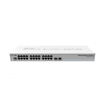 MikroTik, Cloud Router Switch 326, 24G, 2S+RM with RouterOS L5, 1U rackmount enclosure CRS326-24G-2S+RM [CRS326-24G-2S+RM]