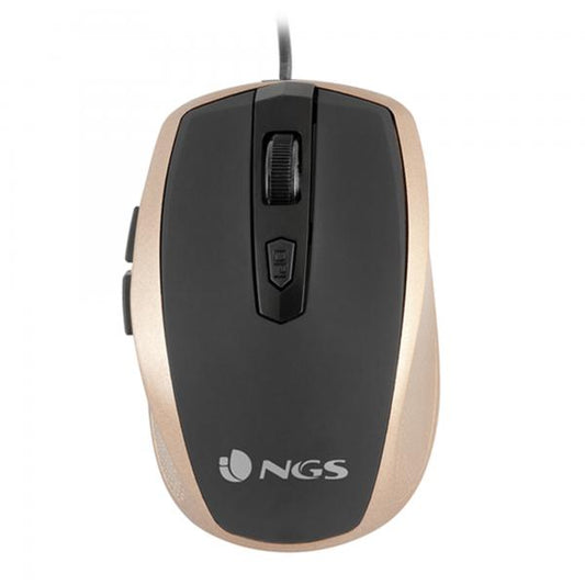 NGS MOUSE TICK GOLD OTTICO 800/1600 DPI 6 TASTI USB 8435430609370 [TICKGOLD]