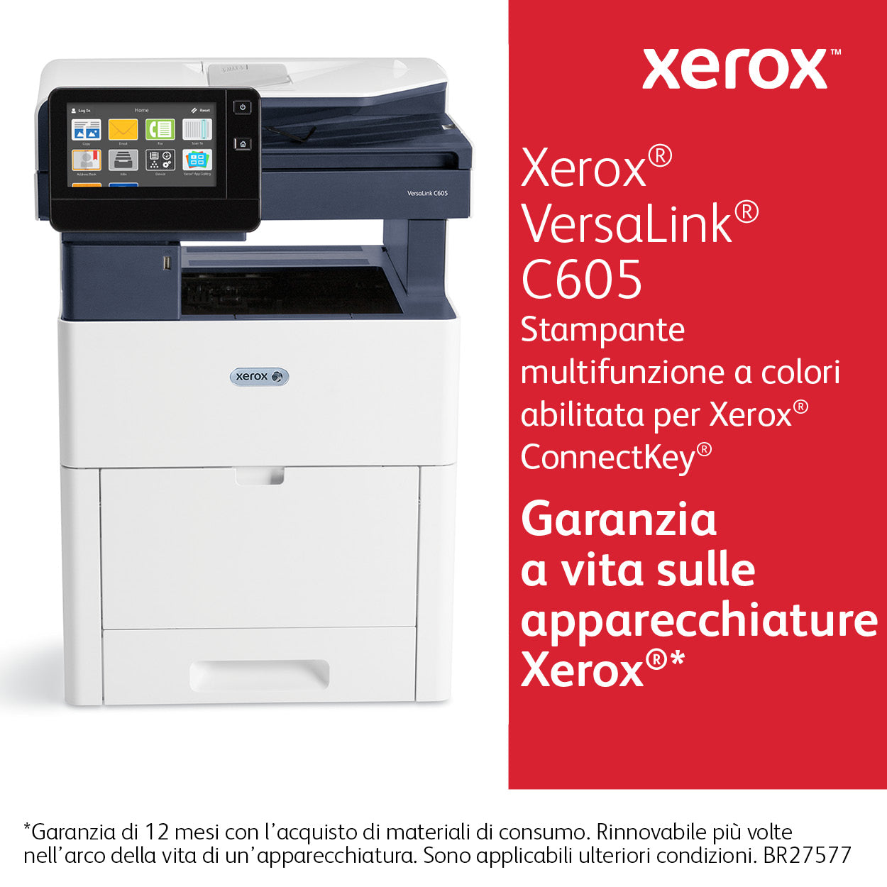 Xerox Cartuccia toner Ciano a Capacità standard da 6000 Pagine per Multifunzione a colori  VersaLink C605, Stampante a colori  VersaLink C600 (106R03896) [106R03896]