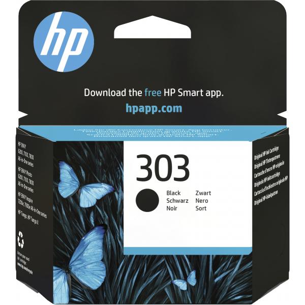 Cartucho de tinta negro original HP 303 [T6N02AE#UUS]