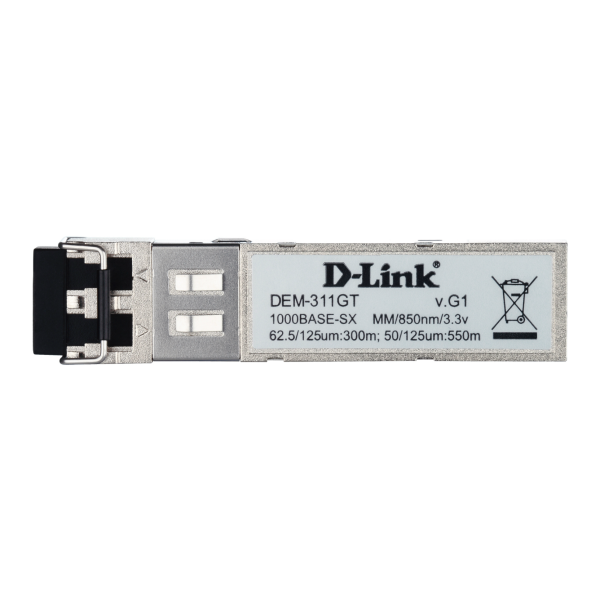 D-Link DEM-311GT modulo del ricetrasmettitore di rete Fibra ottica 1000 Mbit/s SFP 850 nm [DEM-311GT]