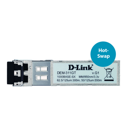 D-LINK TRANSCEIVER 1PORTA MINI-GBIC 1000BASE SX [DEM-311GT]