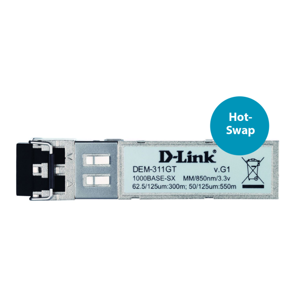 D-LINK TRANSCEIVER 1PORTA MINI-GBIC 1000BASE SX [DEM-311GT]