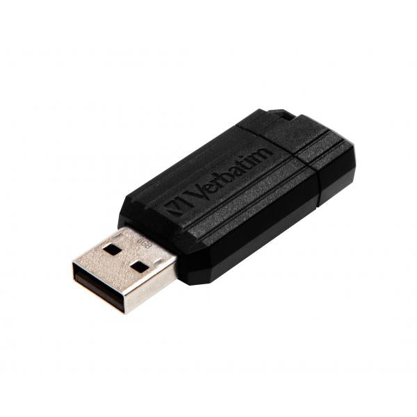 Verbatim PinStripe - Memoria USB de 8 GB - Negro [49062]