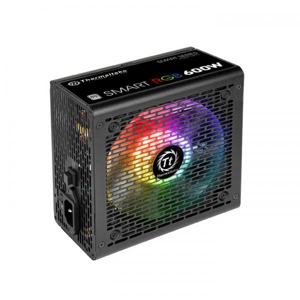 Thermaltake Smart RGB alimentatore per computer 600 W 20+4 pin ATX ATX Nero [PS-SPR-0600NHSAWE-1]