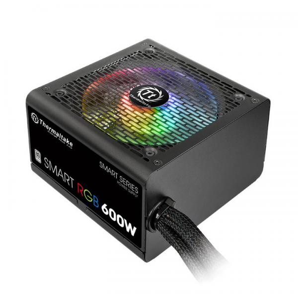 Thermaltake Smart RGB alimentatore per computer 600 W 20+4 pin ATX ATX Nero [PS-SPR-0600NHSAWE-1]