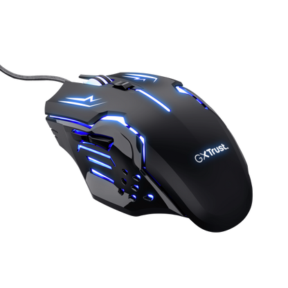 Trust GXT 108 Rava mouse Mano destra USB tipo A Ottico 2000 DPI [22090]