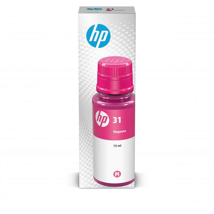 HP 31 70-ml Magenta Original Ink Bottle Originale [1VU27AE]