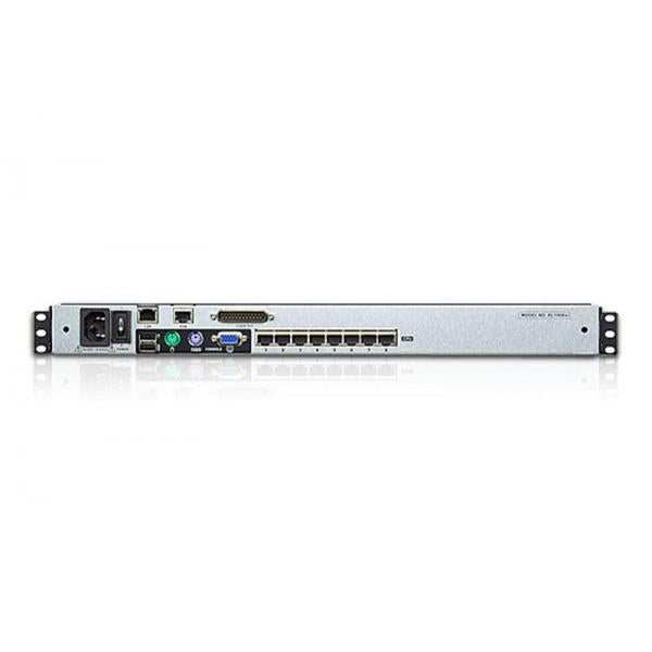 Aten 8-Port LCD Cat5e/6 KVM Over IP Switch (Dual Rail) - TASTIERA ITALIANA KL1508AiM-AXA-ITG [KL1508AiM-AXA-ITG]