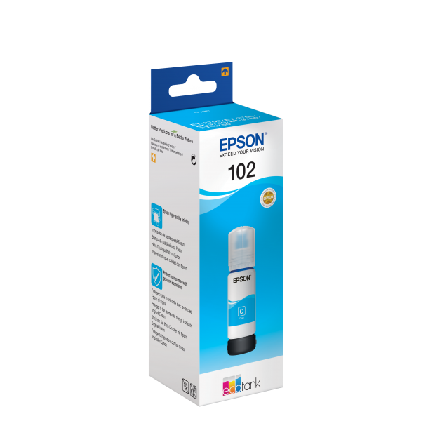 Epson 102 EcoTank Cyan ink bottle [C13T03R240]