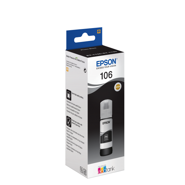 Epson 106 EcoTank Photo Black ink bottle [C13T00R140]