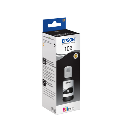 Epson 102 EcoTank Pigment Black ink bottle [C13T03R140]