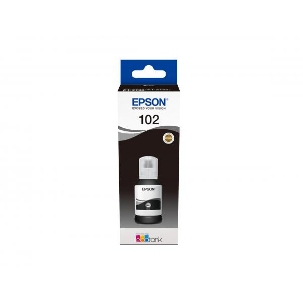 Epson 102 EcoTank Pigment Black ink bottle [C13T03R140]