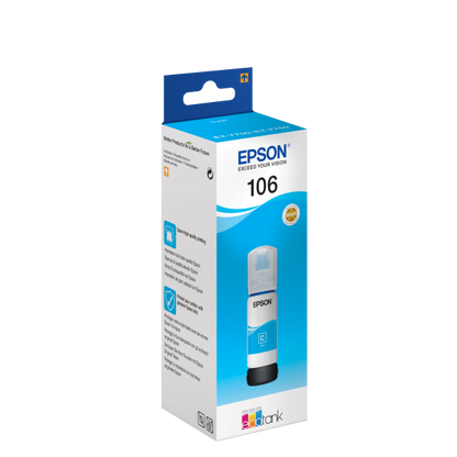 Epson 106 EcoTank Cyan ink bottle [C13T00R240]