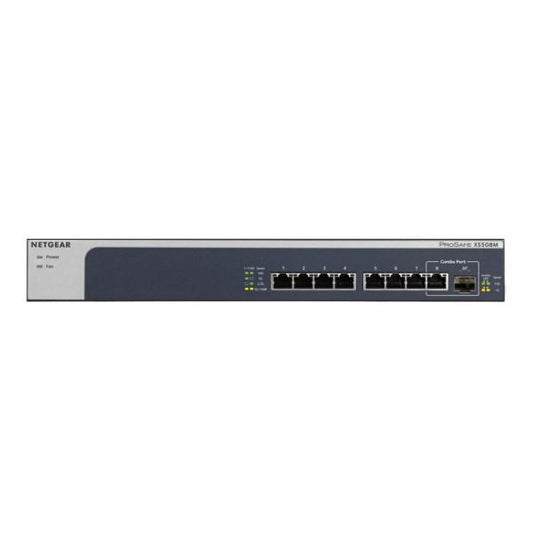 NETGEAR XS508M Ethernet 10G no administrado (100/1000/10000) Gris, Plata [XS508M-100EUS] 