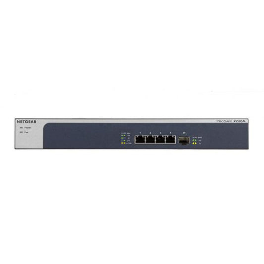 NETGEAR XS505M Non gestito 10G Ethernet (100/1000/10000) Grigio, Argento [XS505M-100EUS]