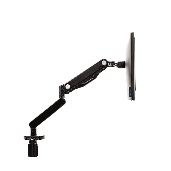 PLATINUM SERIES SINGLE MONITOR ARM BLACK [8043301] 