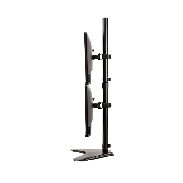 Fellowes FREESTANDING DUAL STACKING MONITOR ARM [8044001]