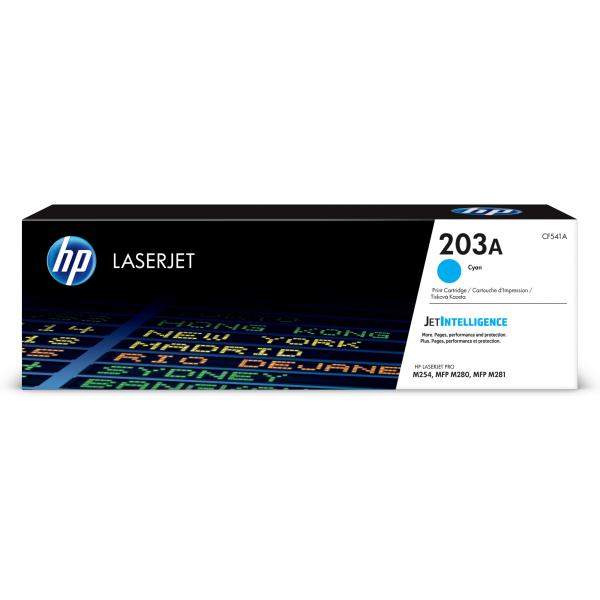 HP TONER CIANO PER LJ M254/M280/M281 1300PAG, 203A [CF541A]