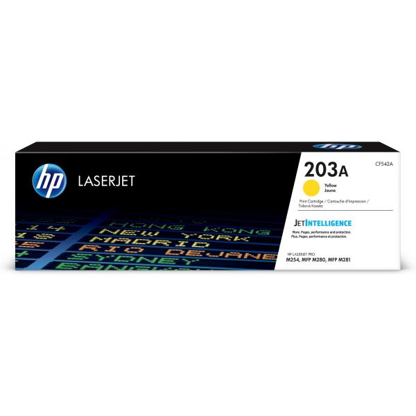 HP TONER GIALLO PER LJ M254/M280/M281 1300PAG, 203A [CF542A]