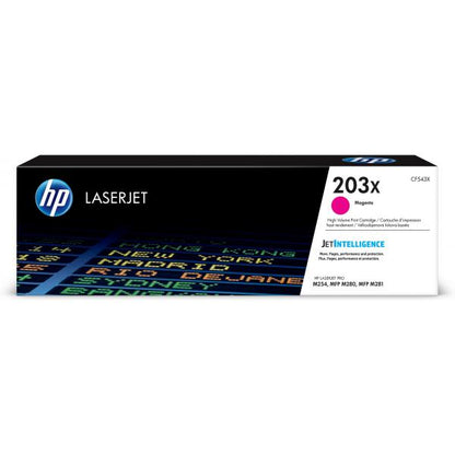 HP Cartuccia toner magenta originale ad alta capacità LaserJet 203X [CF543X]