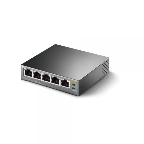 TP-Link TL-SG1005P - SWITCH - Unmanaged - 5 Port - Power of Ethernet (PoE) - 56Watt [TL-SG1005P]