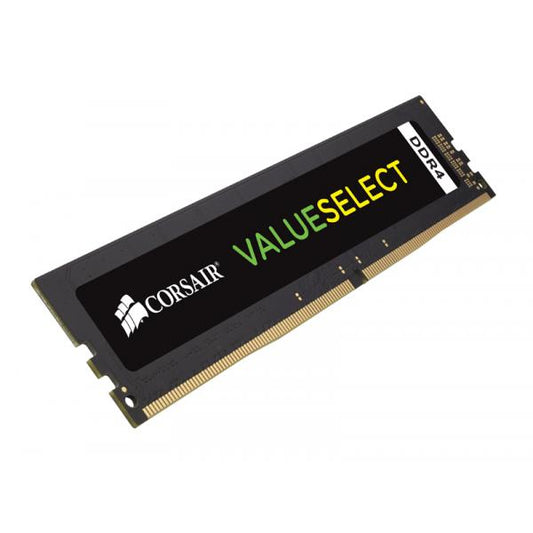 CORSAIR RAM VALUESELECT 16GB 1X16GB DIMM DDR4 2666 PC4-21300 C18 1.2V [CMV16GX4M1A2666C18]