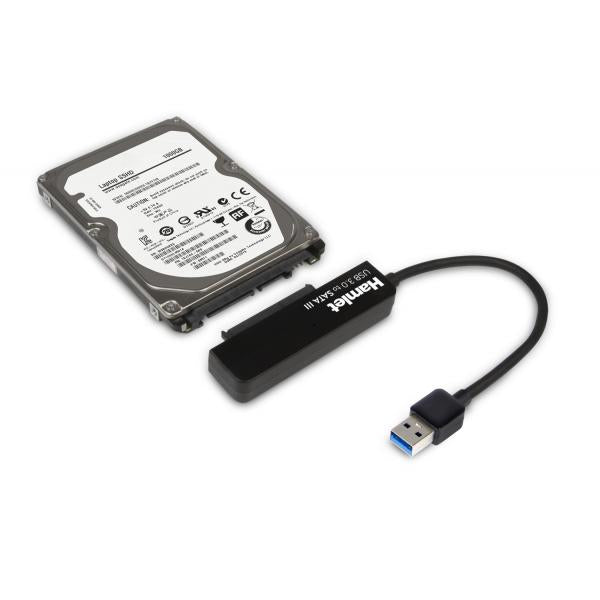 Hamlet Adattatore USB 3.0 to SATA III per collegare hard disk p SSD a pc [XADU3SATA]