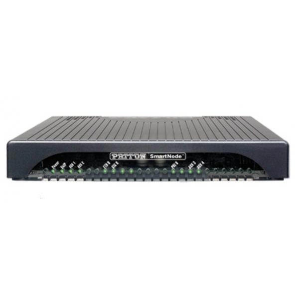 Patton SN4131/2ETH2BIS4VHP/EUI, SmartNode VoIP GW, 2 BRI TE/NT, 4 VoIP Calls, 4 SIP Sessions upgradeable (max. 200), Optional SIP-TLS, SRTP , 2x Gig Ethernet, High Precision 5ppm Clock SN41 [SN4131/2ETH2BIS4VHP/EUI]