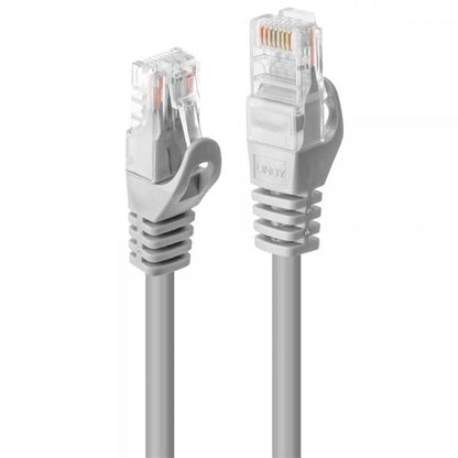 LINDY CAVO PATCH CAT.5E U UTP 2MT GRIGIO CON CONNETTORE RJ45 [48402]