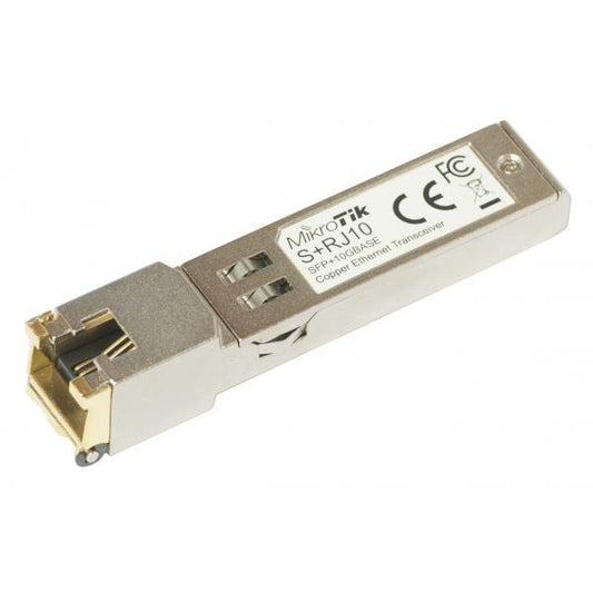 MikroTik, S+RJ10 RJ45 SFP+ 10/100/1000M/2.5G/5G/10G copper module S+RJ10 [S+RJ10]