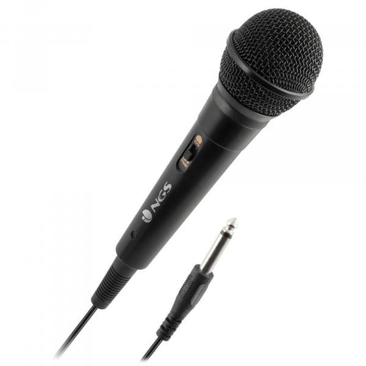 NGS MICROFONO CON FILO 3MT - JACK 6,3MM [SINGERFIRE]