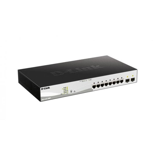 D-LINK SMART SWITCH 8 GIGABIT POE PORTS + 2 SFP [DGS-1210-10MP] 