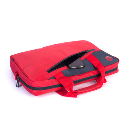 BOLSA PARA PORTÁTIL NGS DE 15,6" CON BOLSILLOS EXTERNOS - ROJO [GINGERRED]