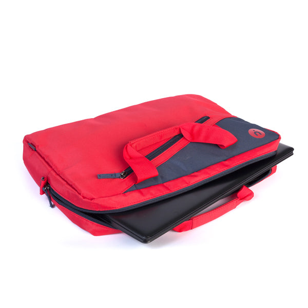 NGS 15.6" NOTEBOOK BAG WITH EXTERNAL POCKETS - RED [GINGERRED]
