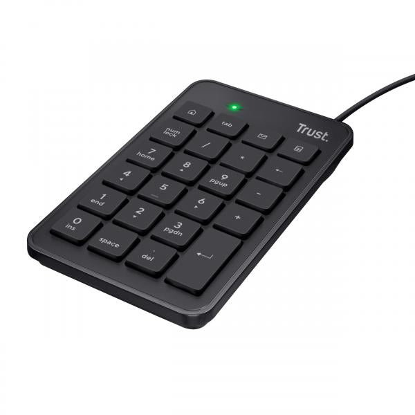 Trust 22221 numeric keypad Notebook/PC USB Black [22221]